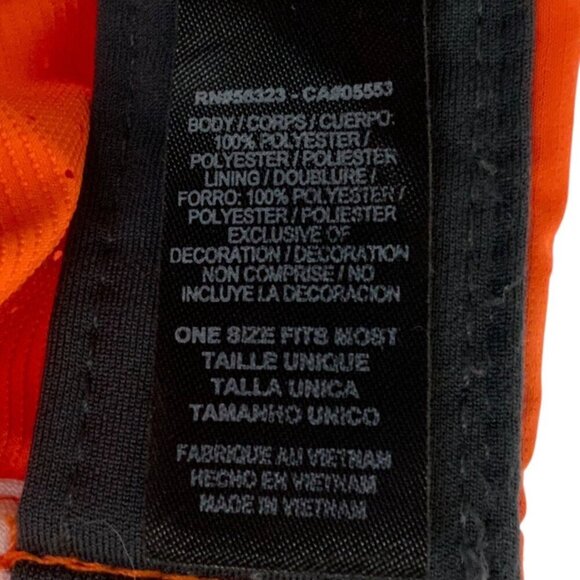 Nike Golf Orange Adjustable Cap OS Embroidered Brookhaven Country Club Dallas - Picture 8 of 8